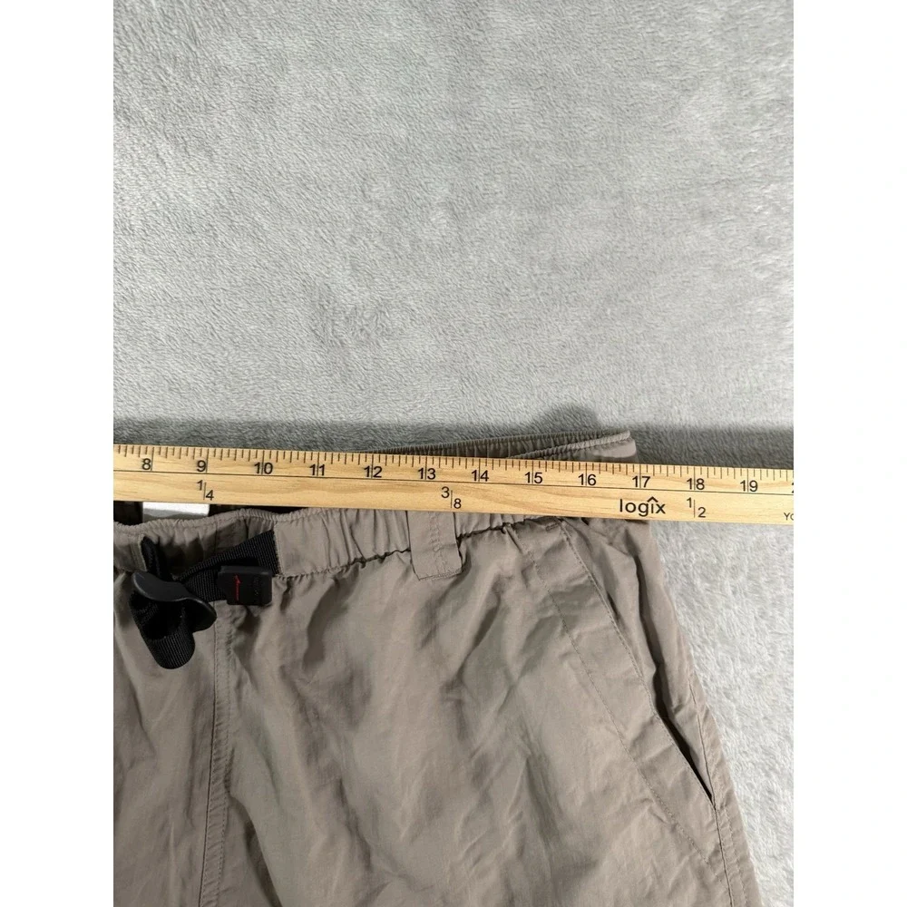 The North Face Shorts Mens Large Beige Belted Hiking Trail Outdoor